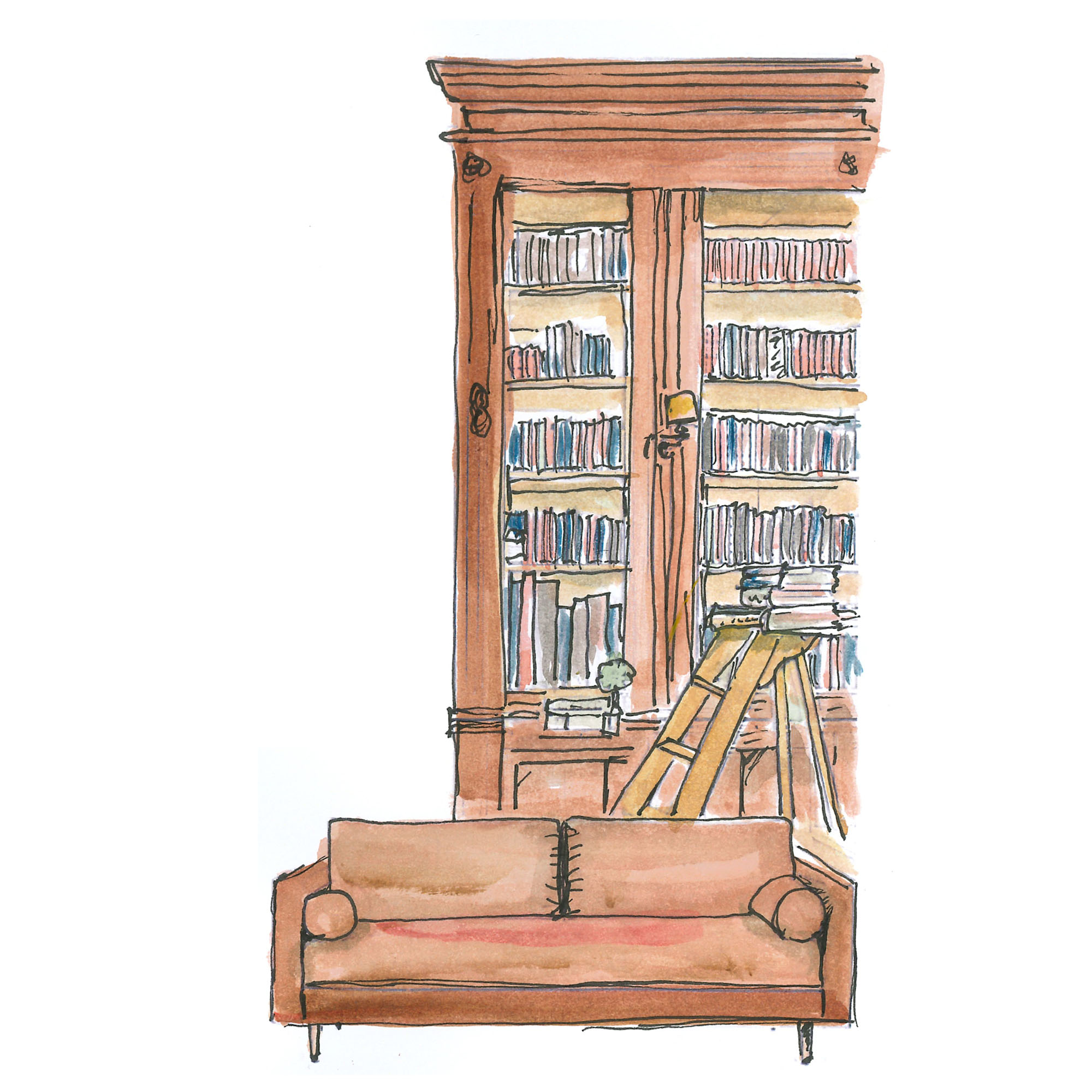 Interior Vignette Illustrations - Image 5