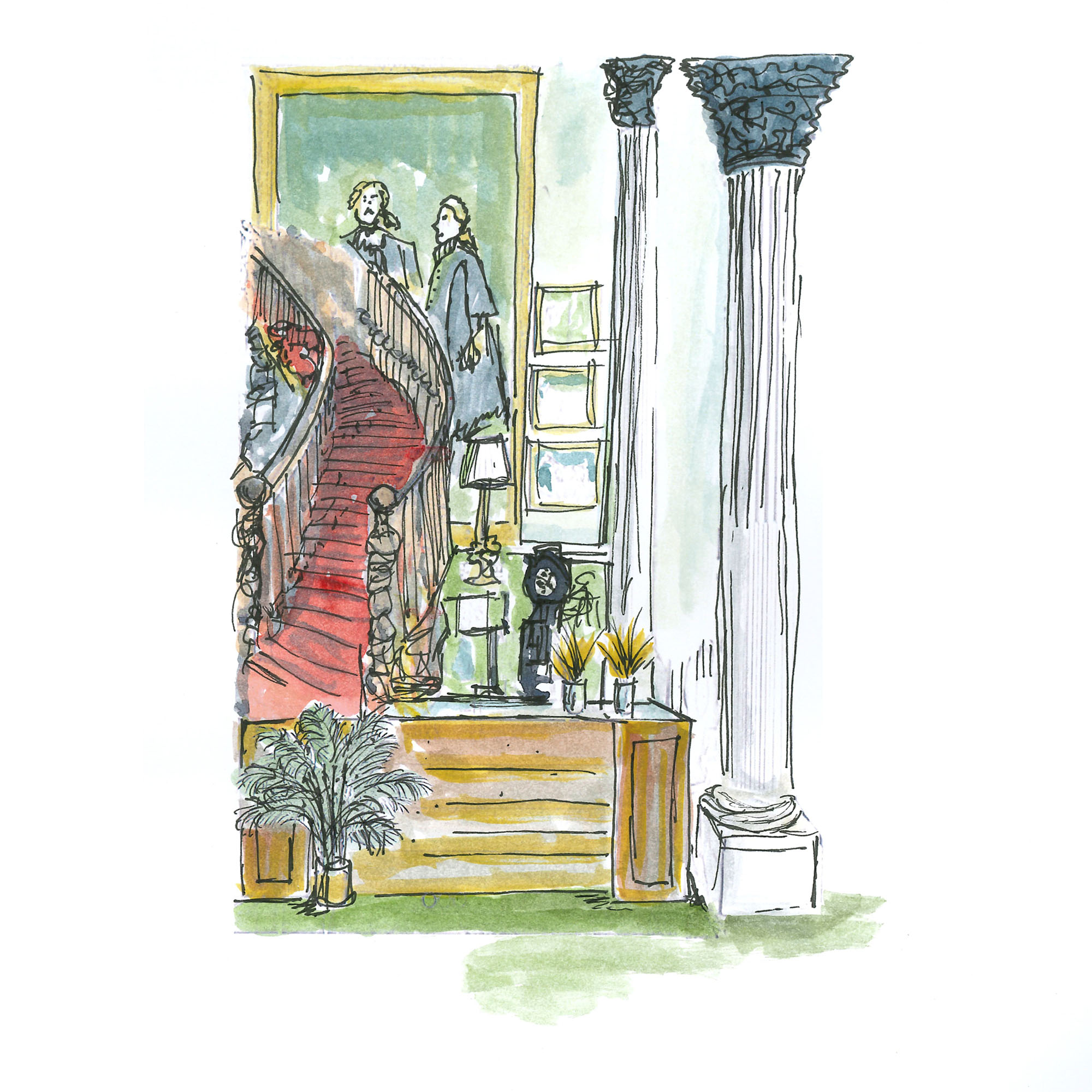 Interior Vignette Illustrations - Image 9