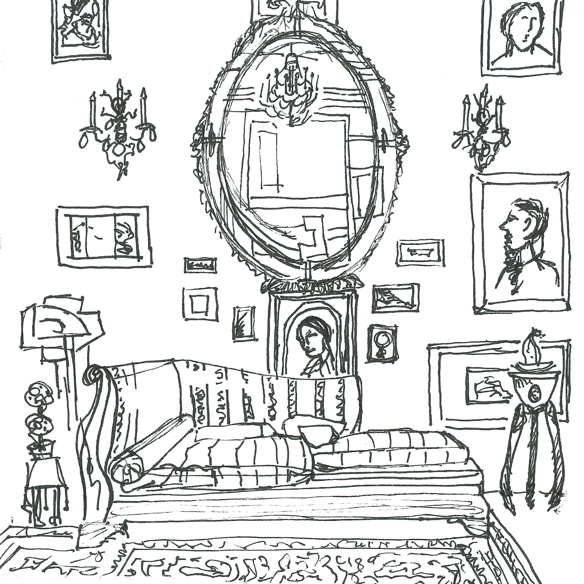 Interior Vignette Illustrations - Image 6