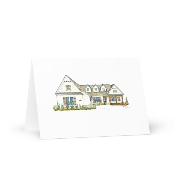 Custom Greeting Card Featuring Your Home – Optional Personalization